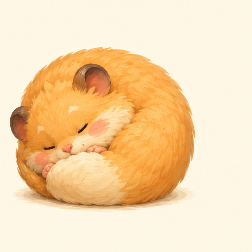 AllDeskPet 仓鼠睡觉